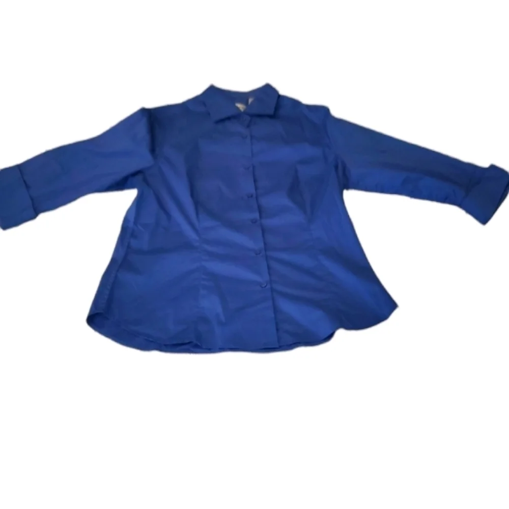 Edwards Blue Collared Button Down - Picture 2 of 8